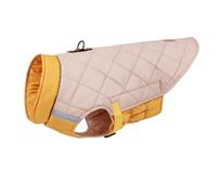 Gilet imperméable pour chien - Veste d'hiver chaude et rembourrée pour bouledogue français, labrador, petites et grandes races - Manteau isolé réfléchissant avec fermeture éclair (guide des tailles