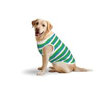 Gilet imprimé drapeau de la République d'Ouzbékistan, t-shirt extensible pour animaux de compagnie, en coton doux, sans manches, vêtements respirants pour grands chiens (3XL, 5XL, L)
