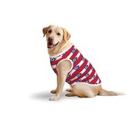 Gilet imprimé drapeau de l'État de l'Ohio, t-shirt extensible en coton doux sans manches et respirant pour grands chiens (3XL, 5XL, L)