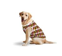 Gilet imprimé drapeau de l'État du Maryland pour chien, t-shirt extensible en coton doux, sans manches, respirant pour grands chiens (3XL, 5XL, L)