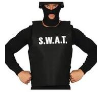 gilet intervention swat police adulte - guirca 16726 Noir G
