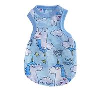 Gilet isotherme pour animaux de compagnie, chemise pour petit cochon et chien, t-shirt respirant et non collant pour les fêtes festives d'été (M.)