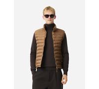 Gilet Lacoste Puffer Crocodile marron écureuil - L