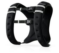 Gilet Lesté 8 Kg - Veste Lestée De Sport Fitness - Poche De Rangement Intégrée - Oxford Noir