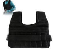 Gilet lesté amovible en métal - Gilet d'entraînement réglable pour le crosstraining, la musculation, la gymnastique et la gymnastique - Gilet lesté confortable pour homme et femme (3 kg non avec