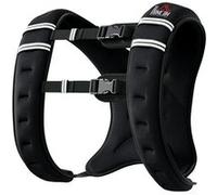 HOMCOM Gilet lesté de 5 kg, veste lestée, pour homme et femme, avec poche de rangement, pour la course à pied, l'entraînement, tissu Oxford, sable métallique, noir