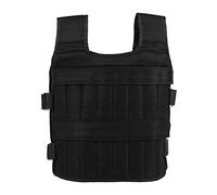 Gilet Lesté Gilet d'entraînement Gilet de Course Veste de Formation Pondérée Réglable de Force de Gilet 15Kg de Tissu d'Oxford pour La Forme Physique d'Entraînement