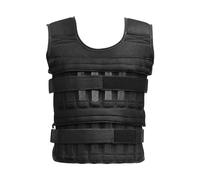 Gilet lesté pour hommes et femmes avec plaques d'acier, 3 kg, 5 kg, 10 kg, 15 kg, gilet de sac de sable d'entraînement lesté réglable, respirant et lavable pour la course à pied, (5kg)