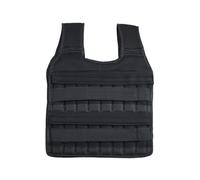 Gilet lesté pour hommes et femmes avec plaques d'acier, 5 kg, 8 kg, 10 kg, gilet de sac de sable d'entraînement lesté réglable, respirant et lavable pour la course à pied, la (5kg)