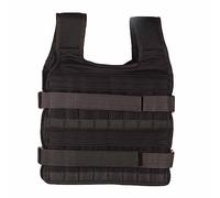 Gilet lesté pour hommes et femmes, veste d'entraînement en maille respirante de 15 kg, gilet d'entraînement lesté réglable avec 32 poches pour le fitness