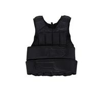 Gilet lesté réglable veste lestée 20 Kg max. poids amovibles entrainement musculation exercice boxe oxford noir