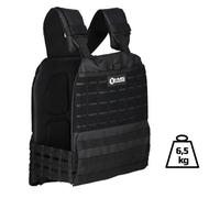 Gilet lesté tactique réglable - HMS PREMIUM - 6,5 kg - TKO07 - Poids ajustable - Plaques amovibles - Tissu Nylon Oxford