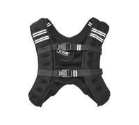 VEVOR Gilet lesté 5,54 kg pour homme et femme - boucle réglable, bande réfléchissante - Noir