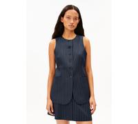 Gilet long femme Armedangels pinstripe Noir M