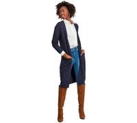 Gilet long en maille VILA pour femme - Total Eclipse Detail:Mélange - Col arrondi L