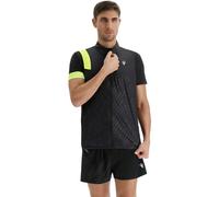 Macron Gilet Eliot – Coupe-vent Homme Noir XL, imprimé réfléchissant