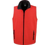 Gilet / Manteau Softshell Result Core Hommes RW3699 (2XL) (Rouge/Noir)