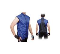 Massi Anti-Viento, Gilet sans Manches de Cyclisme pour Homme XXL Bleu