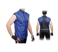 Massi Anti-Viento, Gilet sans Manches de Cyclisme pour Homme, Homme, Bleu, XXXL