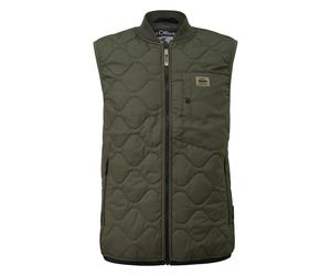 Gilet matelassÃ© lÃ©ger avec col bomber dans le style workwear s.Oliver Vert M
