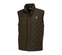 Gilet matelassé en loden Rascher Ludwig Gris pierre-Olive 60