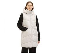 Gilet matelassé Longstyle TOM TAILOR - 16339 - Clouds Grey - Femme XXXL