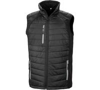 Gilet matelassé softshell Result BLACK COMPASS Noir / Gris L