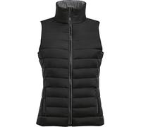 Gilet matelassé SOLS Wave pour femme Imperméable PC2454 (M) (Noir)
