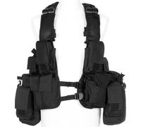 Gilet MFH Tactical, div. poches, noir