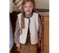 Gilet mixte sans manches réversible capsule famille écru 8A