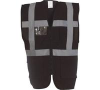 Gilet multifonction haute visibilité Yoko Noir XL