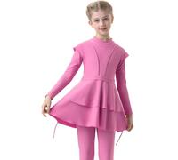 Gilet Natation Enfant 2 Ans Piscine 4 Maillot de Bain Musulman 3 pièces pour Filles, Couverture complète, Hijab, Burkini, Maillot Arabe, Tenue Plage, Haut, K5f19