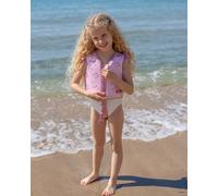 Gilet Natation Enfant Neoprene Et Epe Rose Fleurs TU
