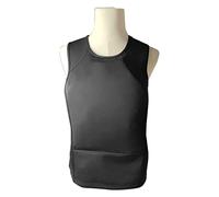 Gilet Pare-Balles LéGer IIIA, T-Shirt De Protection De SéCurité pour Port Dissimulé M Black