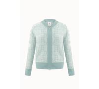 Gilet Poivre Blanc Knit Jacket 3500 Tweed Aloe Blue Femme Bleu 2025 taille XL
