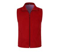 Gilet polaire avec poches pour homme - Gilet en polaire pour homme - Coupe ajustée - Gilet de travail et gilets de travail - Gilet décontracté chaud à fermeture éclair intégrale - Gilet d'hiver chaud