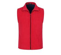 Gilet polaire avec poches pour homme - Gilet en polaire pour homme - Coupe ajustée - Gilet de travail et gilets de travail - Gilet décontracté chaud à fermeture éclair intégrale - Gilet d'hiver chaud