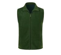 Gilet polaire avec poches pour homme - Gilet en polaire pour homme - Coupe ajustée - Gilet de travail et gilets de travail - Gilet décontracté chaud à fermeture éclair intégrale - Gilet d'hiver chaud