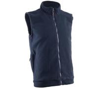 GILET POLAIRE BLEU MARINE SANS MANCHE 340GR/M²