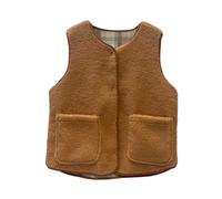 Gilet Polaire Femme Léger Microfibre Qualité Respiration Active Sport Poche Kangourou Pratique Randonnée Outdoor Hiking Transition Saisonnière Confort Mouvement Libre Thermique Sans Manches Respirant