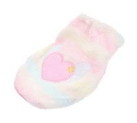 Gilet Polaire pour Chien, Costume pour Chien, Accessoires pour Animaux de Compagnie, Pulls, Robes d'hiver, Chemise Thermique, Pulls pour Petits Chiens SM (Rose L)
