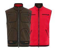 Gilet polaire réversible sans manches Härkila Kamko marron rouge Brun / rouge S