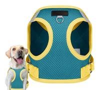 Gilet pour animaux de compagnie, gilet pour chiot, harnais réfléchissant et réglable avec traceur, harnais doux et respirant pour petits chiens pour la marche, la course, l'entraînement