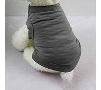 Gilet pour chat et chat de couleur unie - Gilet chaud et doux de couleur - Vêtements pour animaux de compagnie (New England (noir, XL)