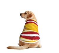 Gilet pour chien avec drapeau de l'Espagne - Respirant et rafraîchissant pour grands chiens, protection solaire et confortable pour Golden Retriever, Husky, Alaska, activités de plein air - Taille 3XL