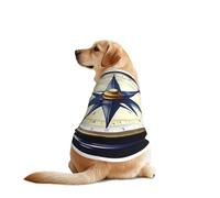 Gilet pour chien avec imprimé boussole nautique - Doux et respirant - Sans manches - Pour chiens de taille moyenne et grande