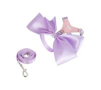 Gilet pour chien avec joli nœud papillon pour petits chiens, harnais solide multicolore, longue ceinture souple, harnais pour chats et