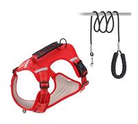 Gilet pour Chien Harnais d ' entraînement réglable pour Grands Chiens Harnais réfléchissant Solide Robuste poignée Souple Gilets pour Chiens pour Petits Chiens
