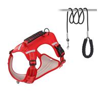 Gilet pour Chien Harnais d ' entraînement réglable pour Grands Chiens Harnais réfléchissant Solide Robuste poignée Souple Gilets pour Chiens pour Petits Chiens