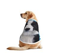 Gilet pour chien imprimé Border Collie, doux et respirant pour animaux de compagnie, vêtements sans manches, vêtements tendance pour les races moyennes et grandes